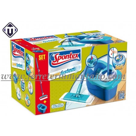 Cubo de fregar de Plástico Spontex 12 Litros - Azul